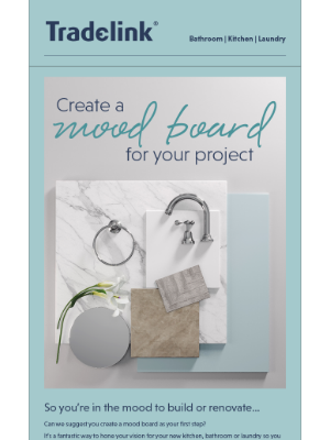 Tradelink (Australia) - Bring Creative Concepts to Life with Mood Boards!!!