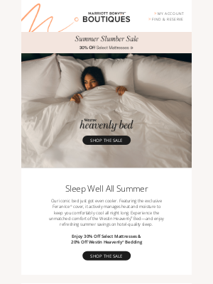 Marriott International - Dream in Style: 30% Off Select Mattresses