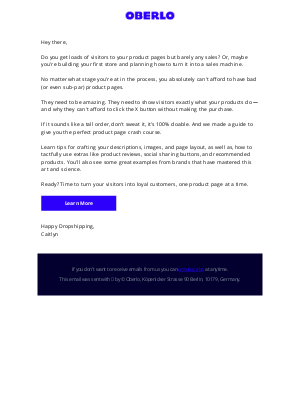 Oberlo - Build product pages that your visitors simply can’t resist