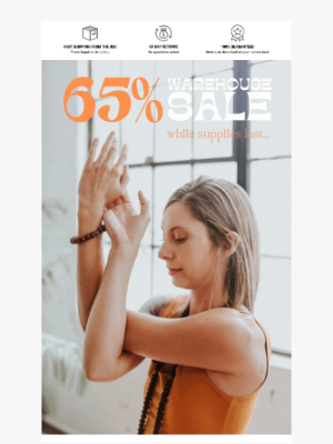 DharmaShop - It's Time! Warehouse Sale - 65% Off Sale Items 😱