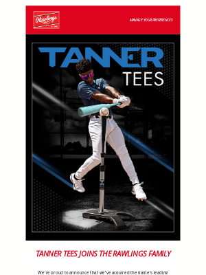 Rawlings Sporting Goods - NEWS: Rawlings Acquires Tanner Tees