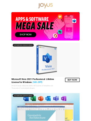Joyus - Apps & Software MEGA SALE: Microsoft, Curiosity Stream, and More!