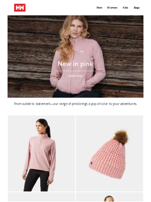 Helly Hansen - Soft pink. Tough gear.