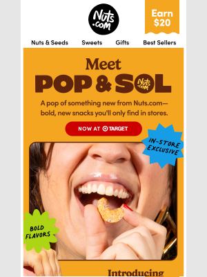Nuts - Bold Bites Await: Meet Pop & Sol!