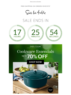 Sur La Table - 🚨 Last Day: Unbeatable Cookware Savings