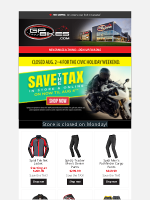 GP Bikes - 🏁  Closed Monday – Shop Online & Skip the Tax!