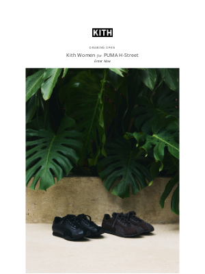 KITH - Drawing Open | Kith Women for PUMA H-Street