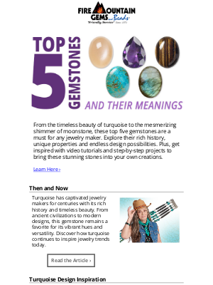 Fire Mountain Gems and Beads - Discover the Top 5 Gemstones for Jewelry Making