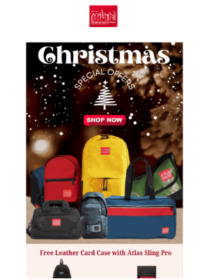 Manhattan Portage - Free Gifts + Shipping Deadline! 🎁