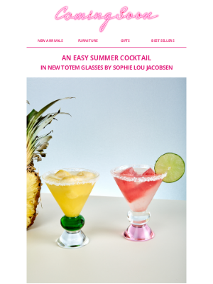 Coming Soon - AN EASY SUMMER COCKTAIL