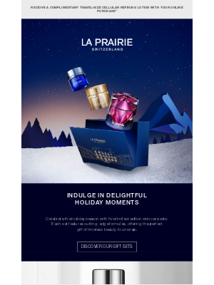 La Prairie - New in: Your limited edition Holiday Rituals