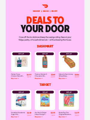 DoorDash - Stock up without stepping out