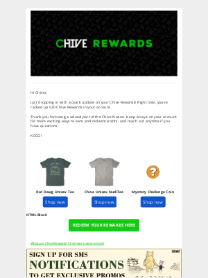 The Chivery - 🎉 Your Monthly Rewards Summary: See Your Earned Points!