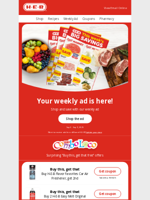 H-E-B - Your weekly ad is here!