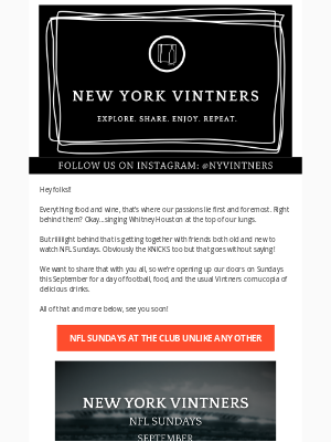 Boosted Boards - NFL Sundays at NY Vintners