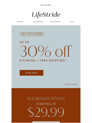 Fall Style Event! Up to 30% + Free shipping 🛍️🍂