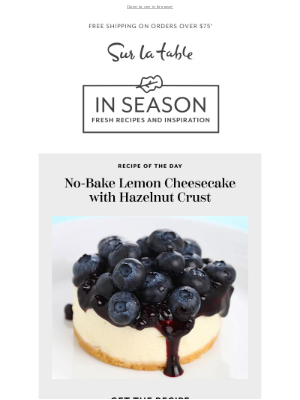 Sur La Table - 👴👵 Celebrate Grandparents' Day with no-bake cheesecake
