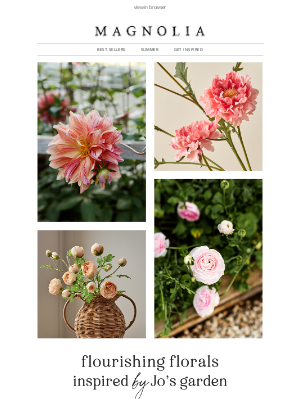 magnolia - Forever wild: faux florals for summer