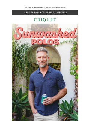 Criquet Shirts - Sunwashed Polos – Back and Better Than Ever