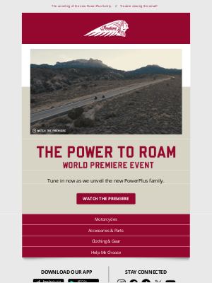 Indian Motorcycle - STARTING NOW: The Power To Roam Premiere