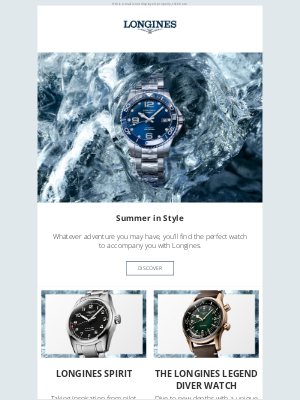 Longines Watch Co. - The Summer Style Guide