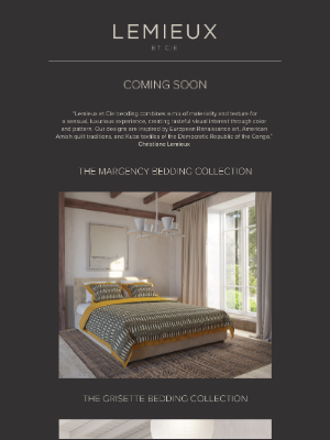 The Inside - New Bedding Coming Soon!