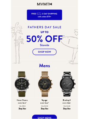 MVMT Watches - 🚚Hurry! Free 2-Day Shipping Just Went Live