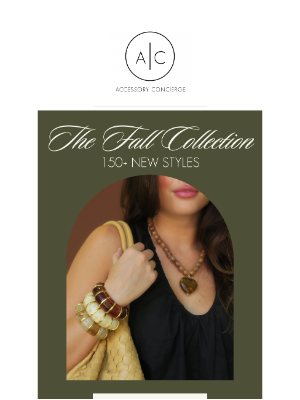 Accessory Concierge - ONLINE NOW – THE FALL COLLECTION 🤎