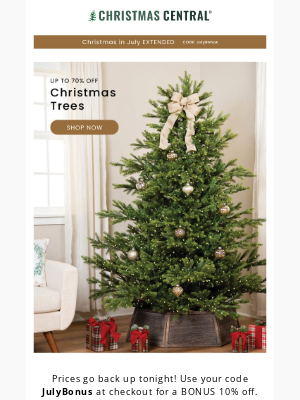 Christmas Central - One of Our Best Deals of the Year – Now Even Better! Extra 10% Off Ends Soon 🎁