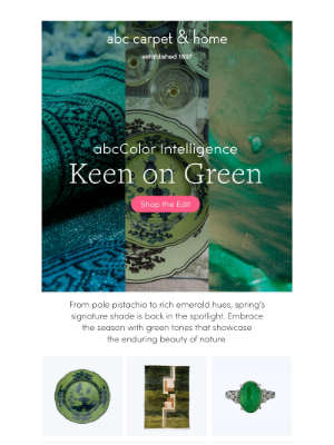 ABC Carpet & Home - Celebrate Earth Day with new Color Intelligence