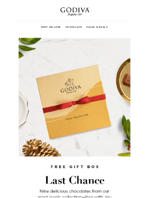 GODIVA - Don't Forget Your FREE Gift 🛒🍫