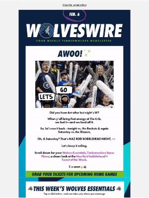 Minnesota Timberwolves - 🐺 Let's Get Two At The Crib