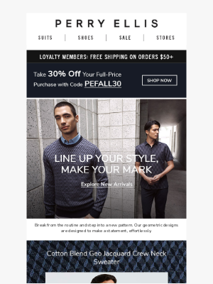 Perry Ellis - Happening Now: The Fall Kick Off Event