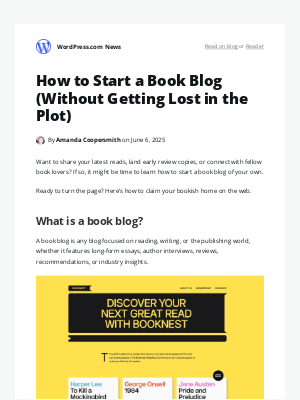WordPress - How to Start a Book Blog (Without Getting Lost in the Plot) 