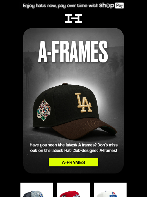 Hat Club - A-frames & Don't Forget Dad!