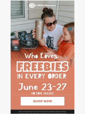 Coffee Beanery - Celebrate Early Summer with Freebies on Every Order☕🏖️