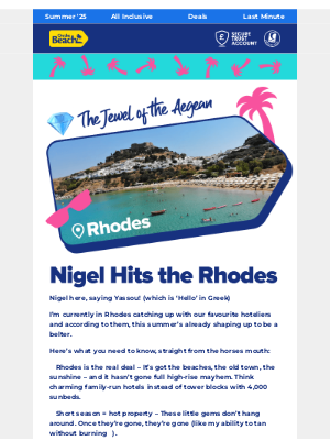 On the Beach (United Kingdom) - Nigels Insider Tips for Greece 😉