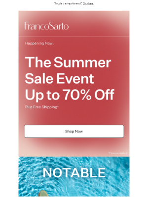 Franco Sarto - Up to 70% Off + The Wear Anywhere Summer Sandal