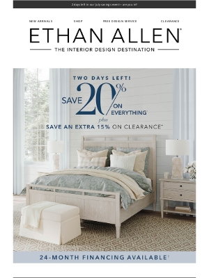 Ethan Allen - ⏰ Tick, tock, James…