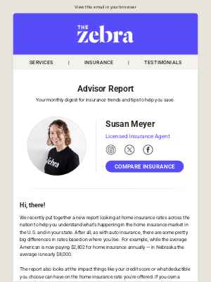 The Zebra - The average American pays $3K for home insurance—what about in your state ?