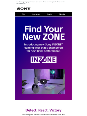 Sony - Advantage: You | Meet the New Sony INZONE Gaming Gear