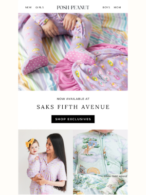 Posh Peanut - New Arrivals At Saks!