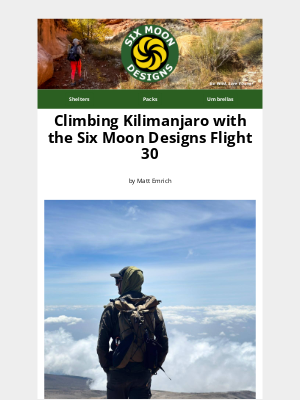 Six Moon Designs - Climbing Kilimanjaro with the Flight 30 UL