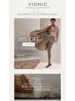 Vionic - Flash Sale: 50% OFF the Klara Ballet