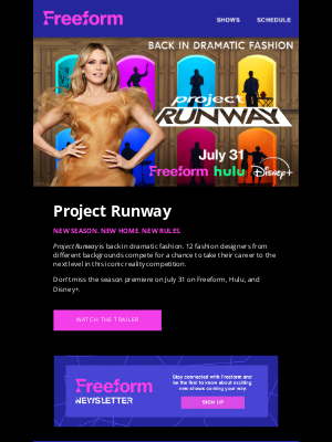 Shop Disney - The Wait is Over - Watch the Project Runway S21 Trailer Now
