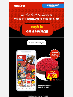 Metro (Canada) - elsie, Here’s a Sneak Peek at Your Thursday Flyer!