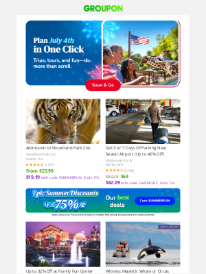 Groupon - Admission to Woodland Park Zoo