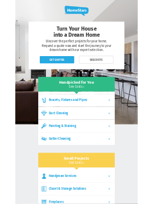 HomeStars - Selected Projects Just for You! 👀