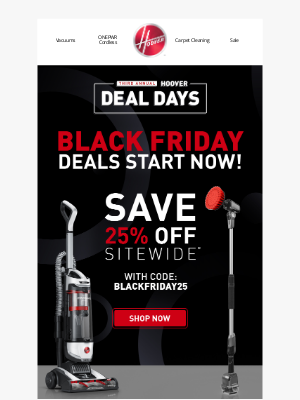 Hoover - Deals start NOW!