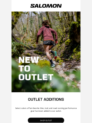 Salomon - New outlet additions